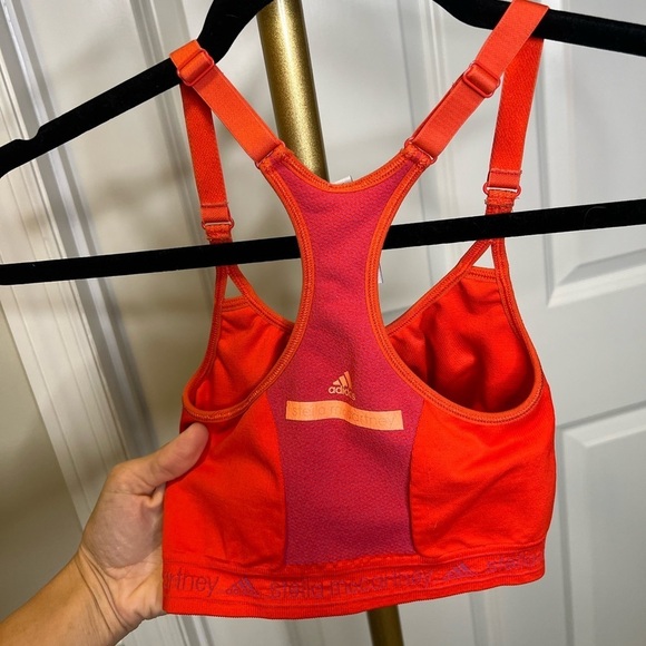 Stella McCartney x Adidas orange pomegranate sports bra - Picture 8 of 12